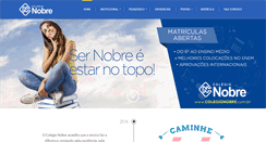 Desktop Screenshot of colegionobre.com.br