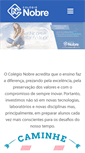 Mobile Screenshot of colegionobre.com.br